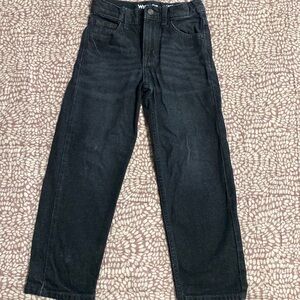 Boys black denim wrangler jeans